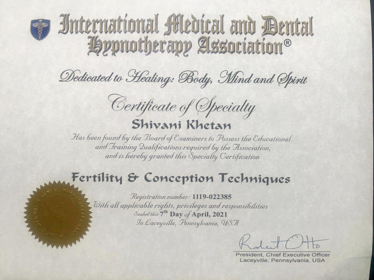 nternational Medical and Dental Hypnotheraphy Association